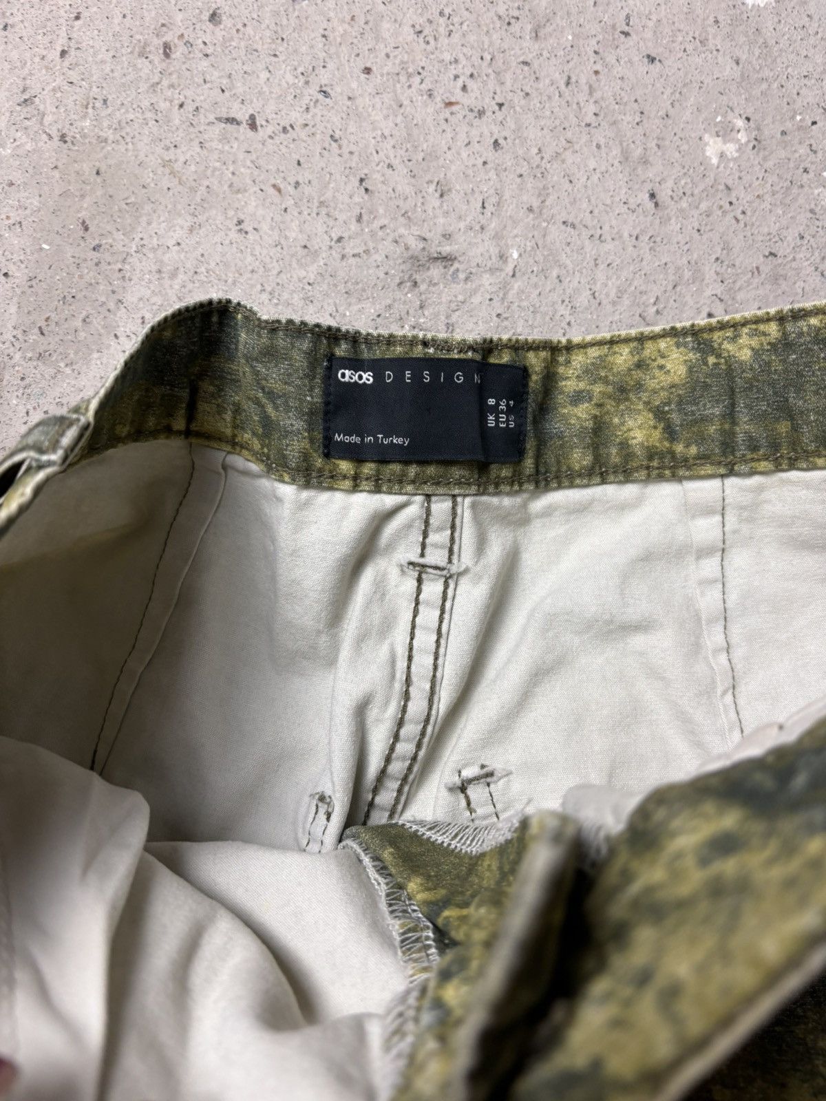 Asos × Vintage Vintage avant garde Camouflaged Military Cargo Pants Size 26" / US 2 / IT 38 - 5 Thumbnail