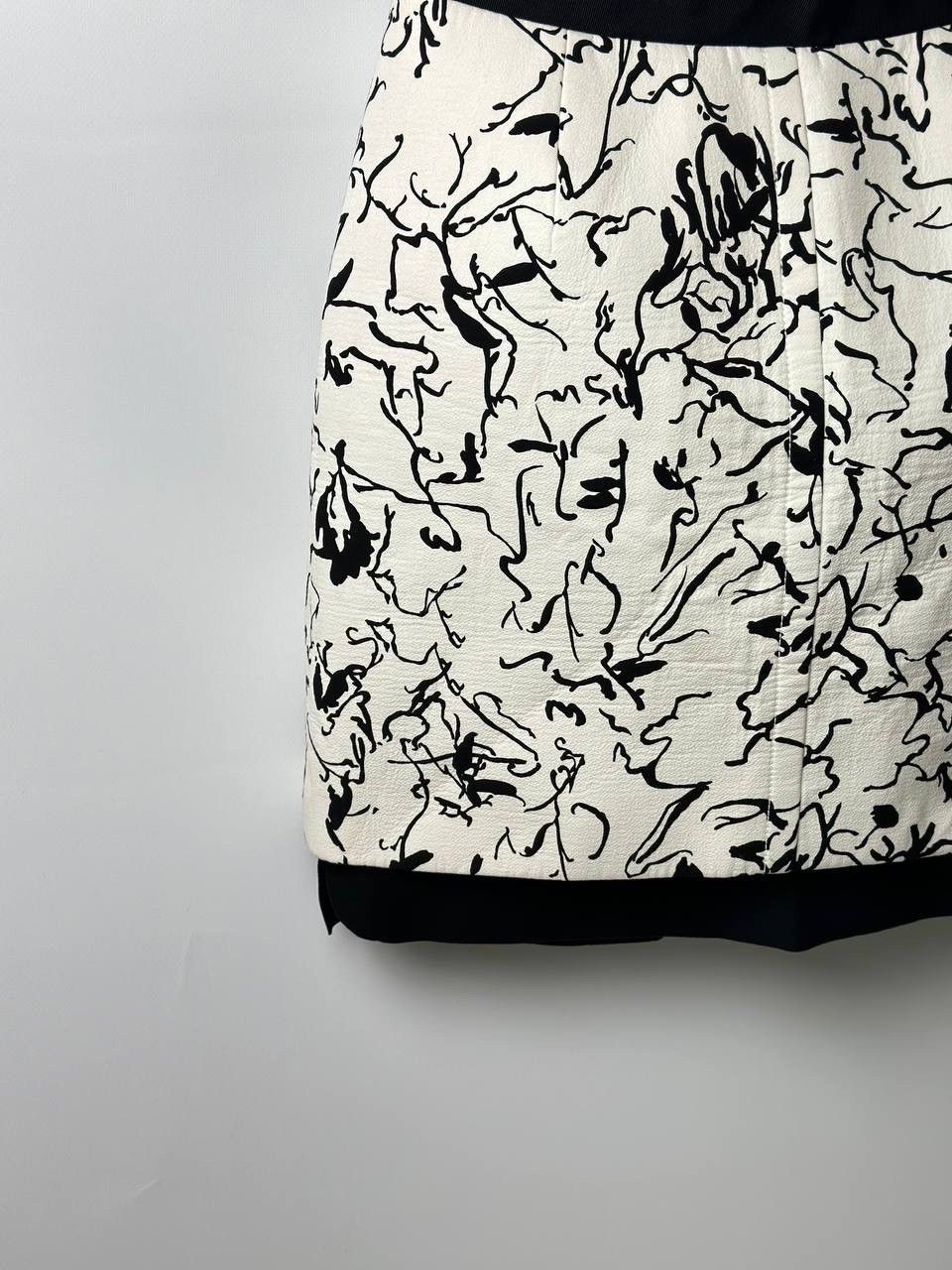 Balenciaga Balenciaga Abstract Printed 2013 Mini Skirt Size 38" / US 16 / IT 52 - 2 Thumbnail