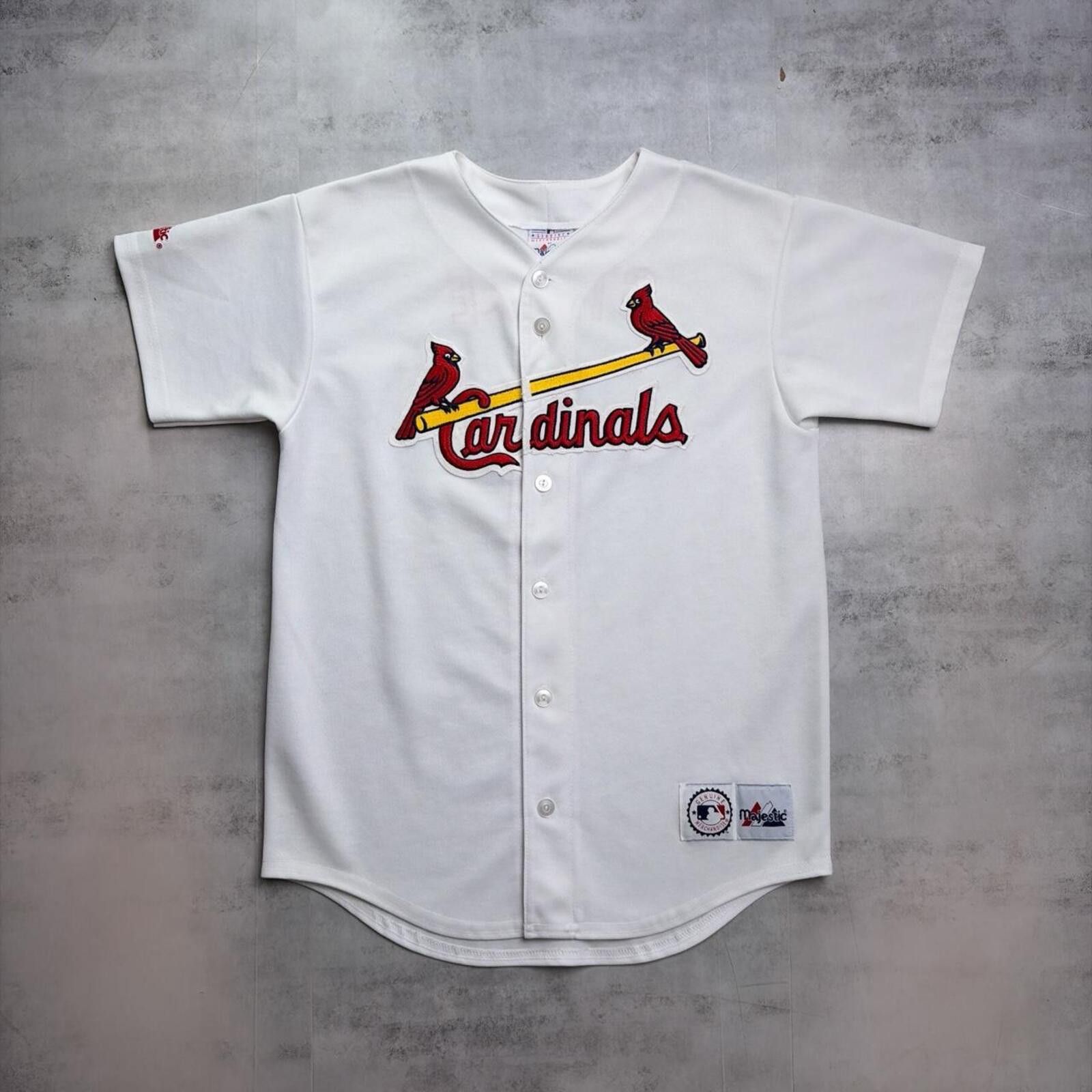 Other Vintage Majestic St Louis Cardinals Steele 1 Baseball Jersey Size US S / EU 44-46 / 1 - 1 Thumbnail