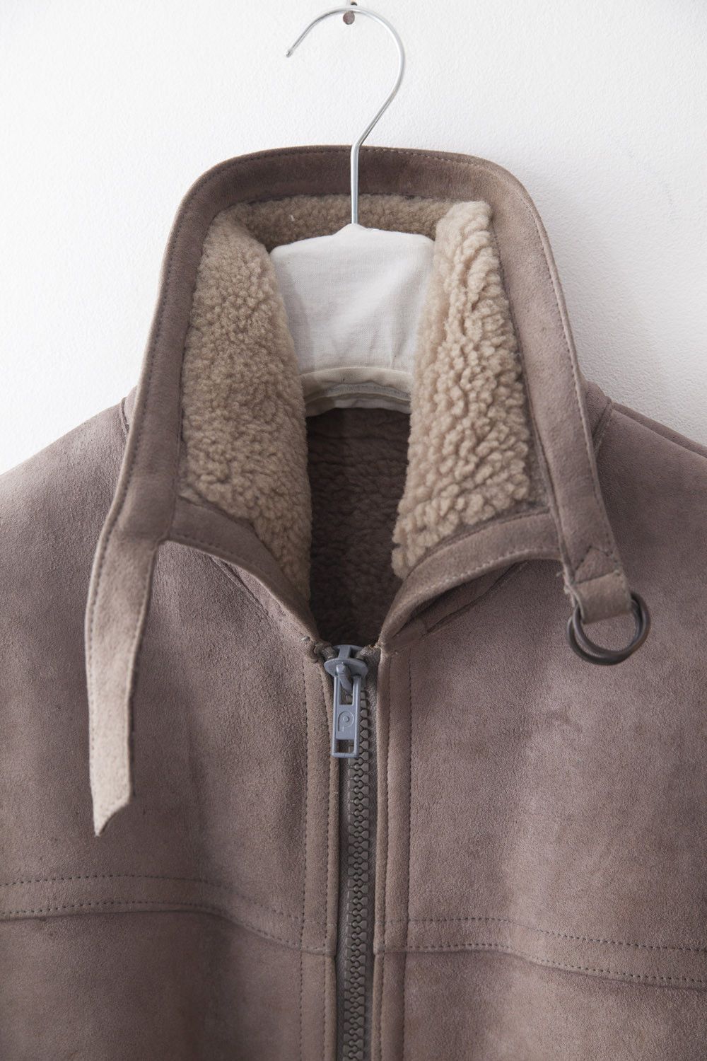 Vintage 1980's shearling bomber leather jacket Size US M / EU 48-50 / 2 - 5 Thumbnail