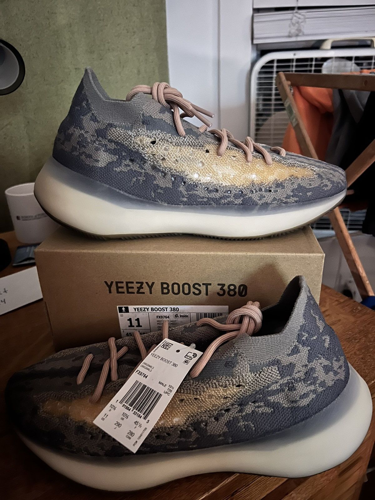 Adidas × Kanye West Size 11 - adidas Yeezy Boost 380 Mist Size US 11 / EU 44 - 4 Thumbnail