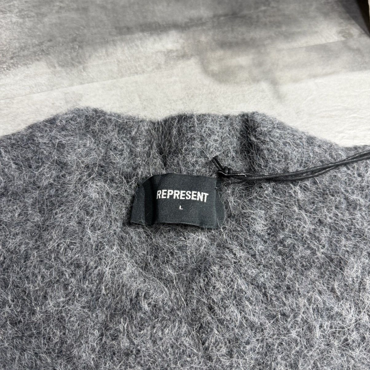 Represent Clo. Represent Alpaca Knit Sweater - Iron Size US L / EU 52-54 / 3 - 3 Thumbnail