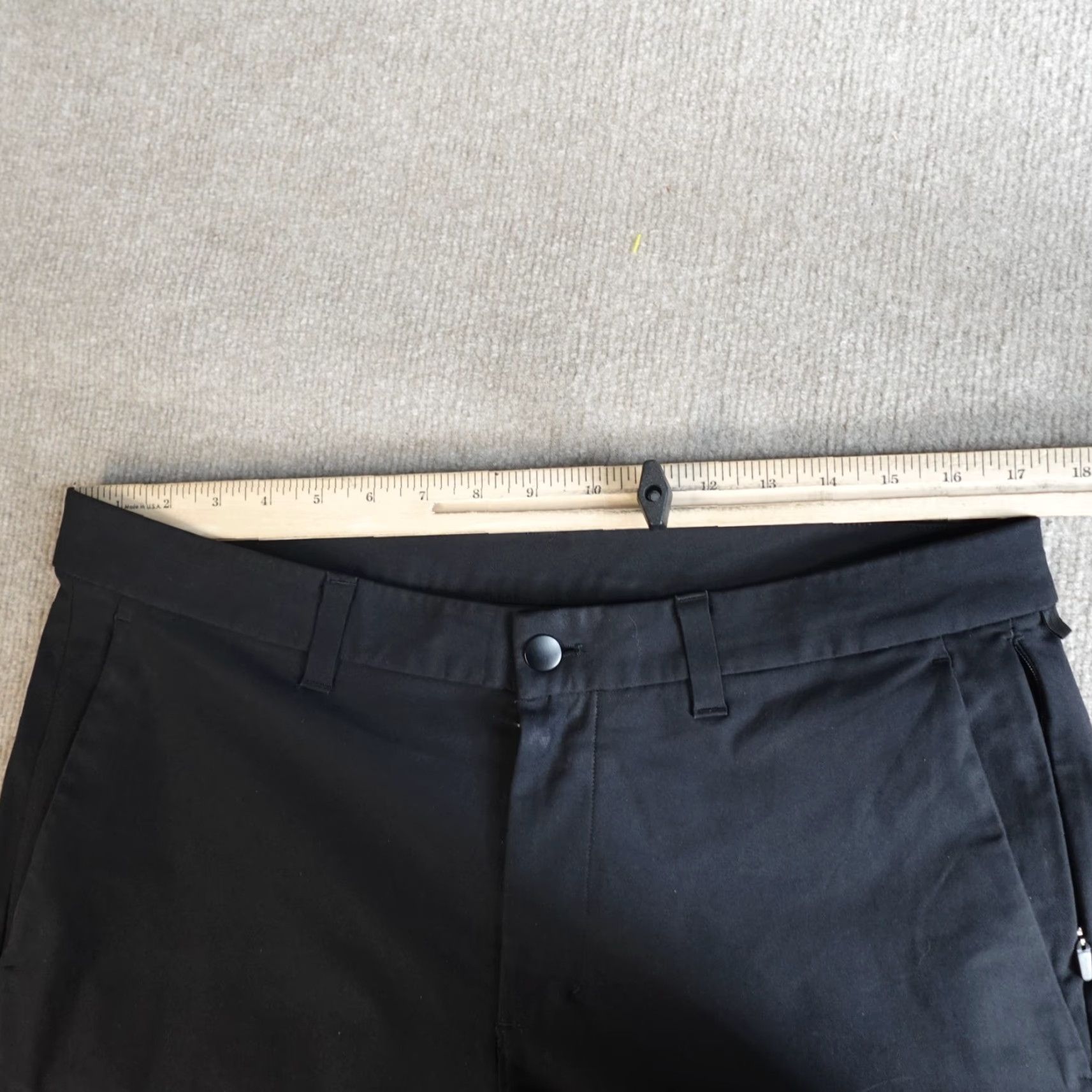Lululemon Lululemon Mens Pants 35 Black Comission Slim LM5A90S Jogger 5-Pocket Design Straight Inseam 27 in Regular Size Type Pants Mens Black Slim Size US 35 - 4 Thumbnail
