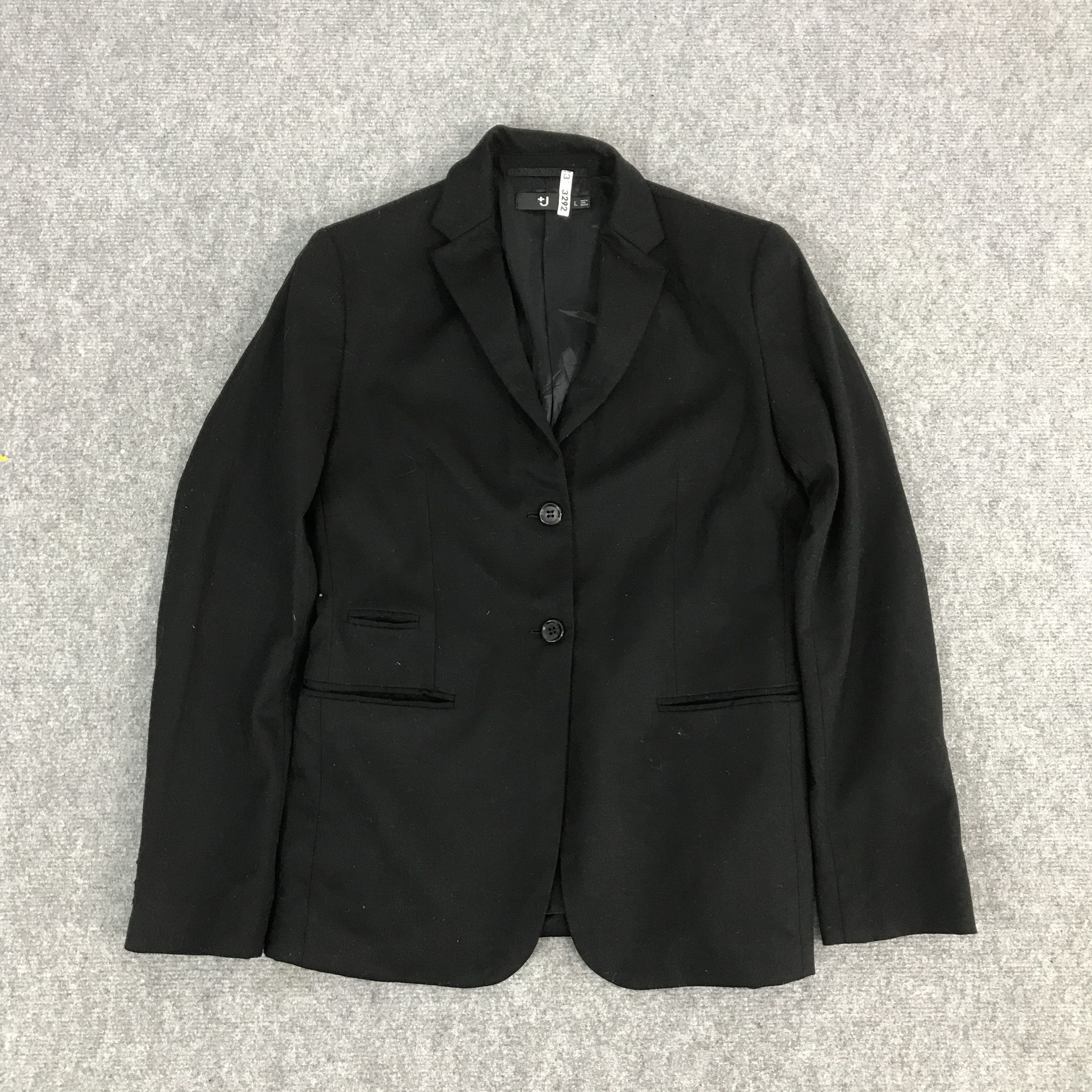 Japanese Brand × Jil Sander × Uniqlo JIL SANDER X UNIQLO JAPANESE BLACK BLAZER JACKET Size US L / EU 52-54 / 3 - 1 Thumbnail