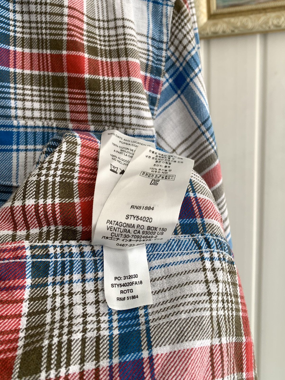 Patagonia Patagonia Organic Cotton Long Sleeve Button Shirt Size S Size US S / EU 44-46 / 1 - 9 Thumbnail