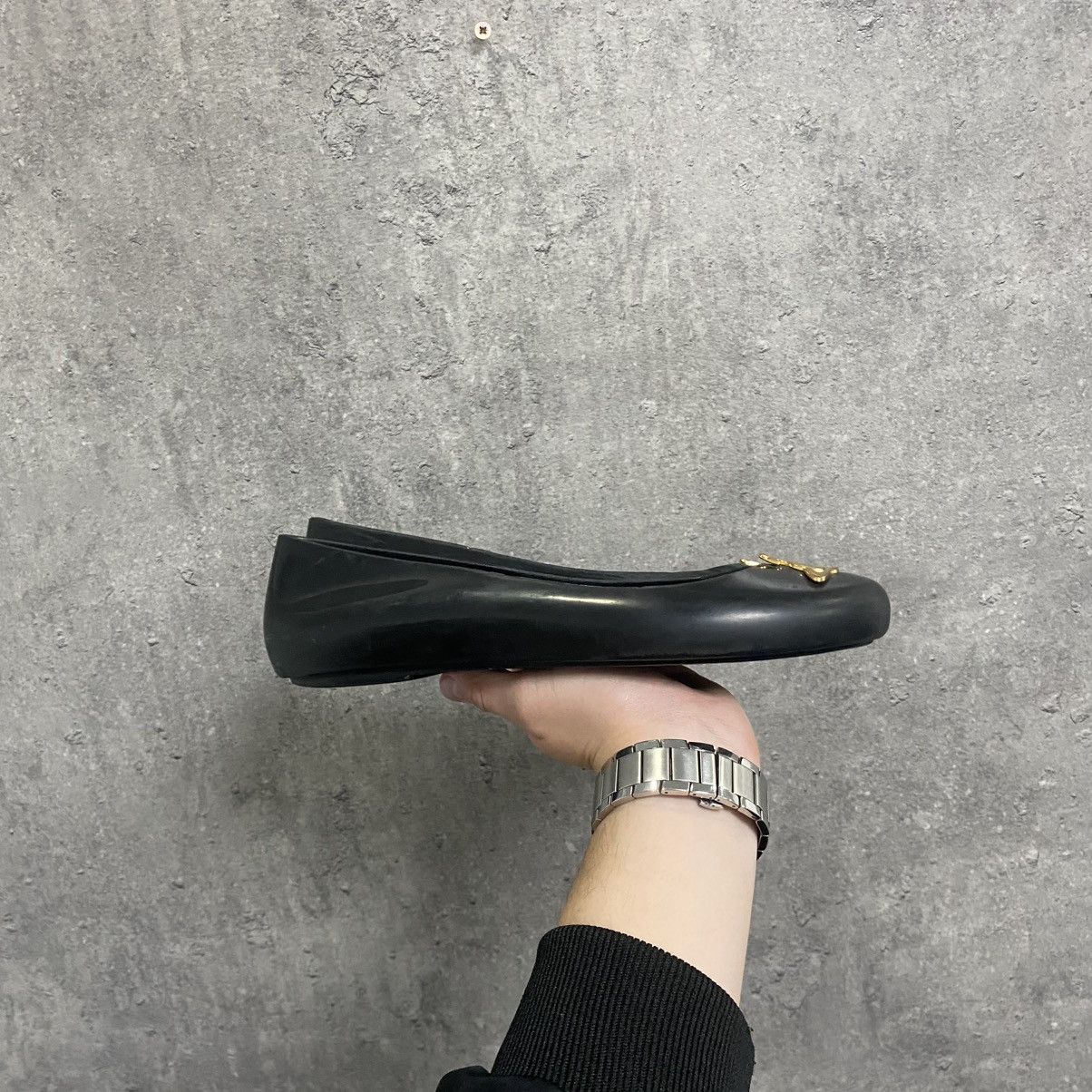 Melissa × Vivienne Westwood Vivienne Westwood × Melissa Anglomania Black Ballet Flats Size US 10.5 / IT 40.5 - 2 Thumbnail