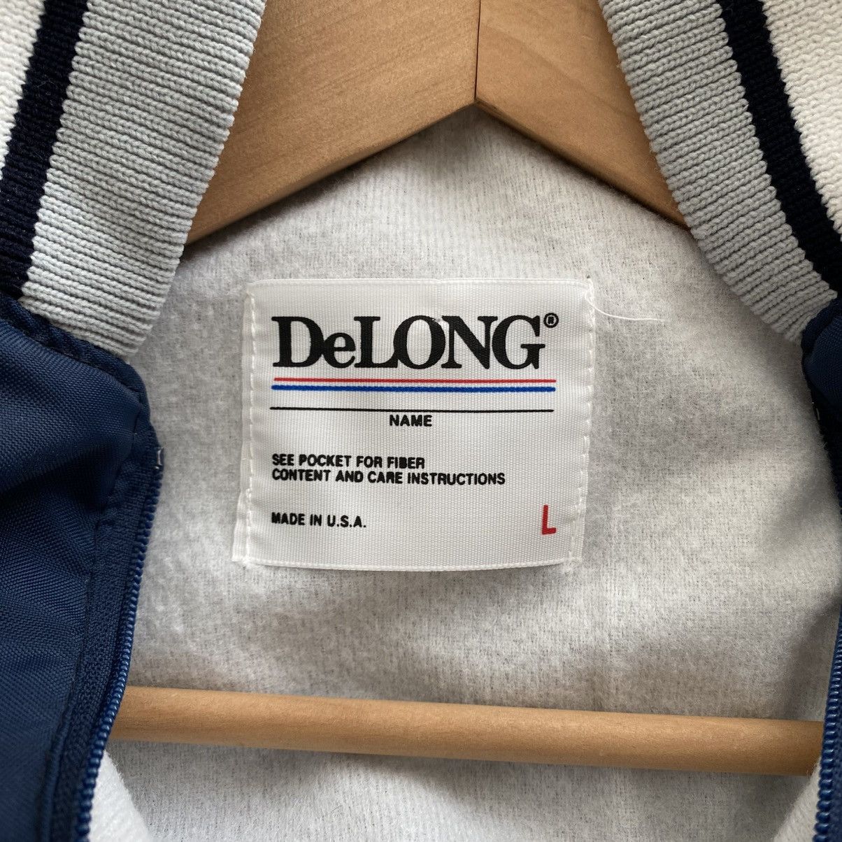 Delong Vintage Dallas Cowboys Nylon Jacket Windbreaker DeLong 1980s Size US L / EU 52-54 / 3 - 3 Thumbnail