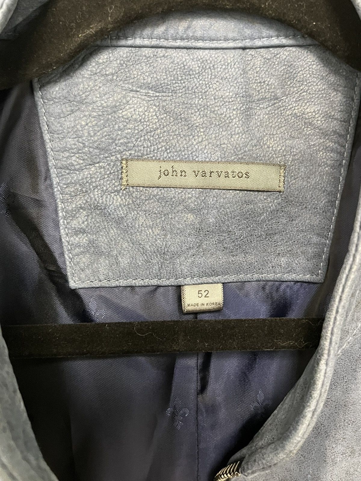 John Varvatos Zipfront leather jacket. 52 Size US L / EU 52-54 / 3 - 7 Thumbnail
