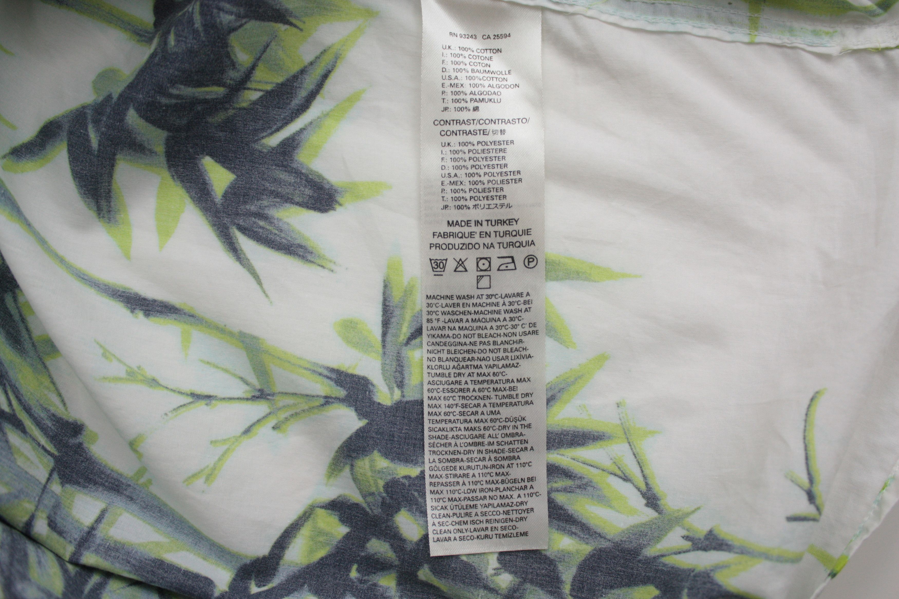 Diesel Diesel Men's ERLWI Shirt Tropical Hawaiian Print Size Medium Size US M / EU 48-50 / 2 - 6 Thumbnail