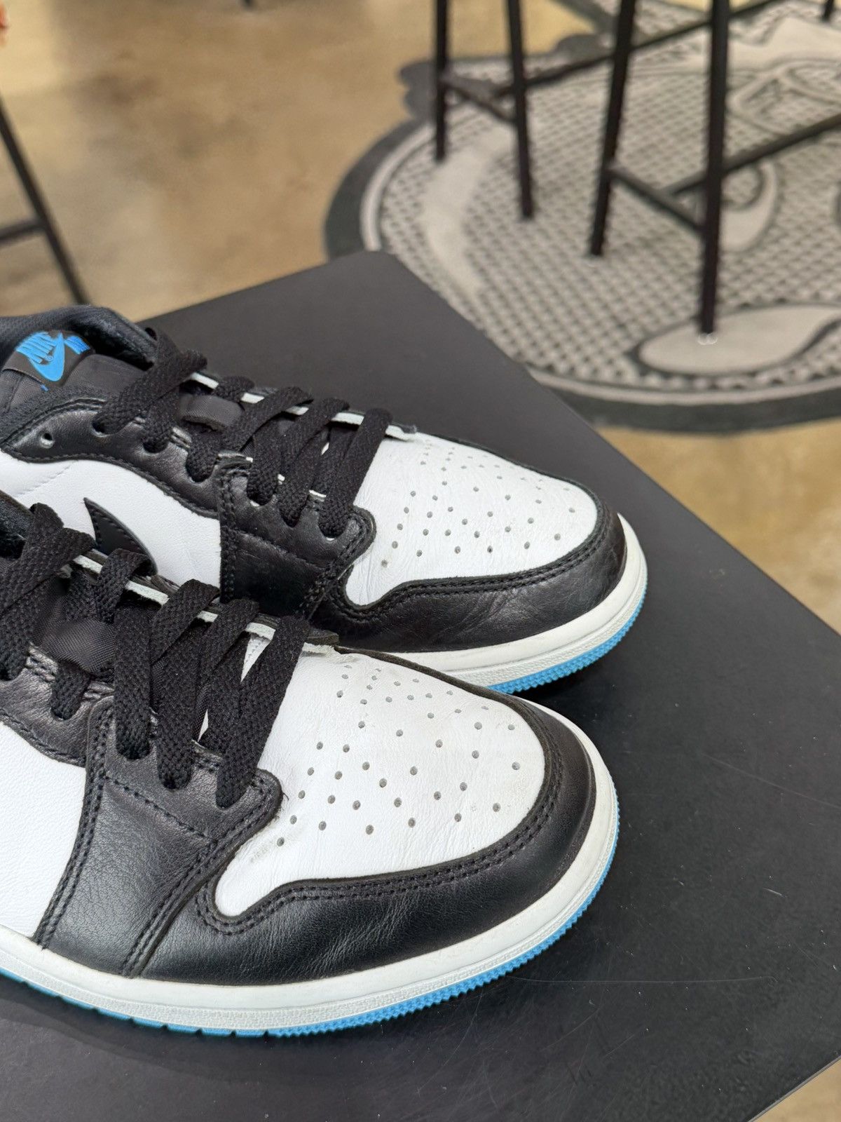 Jordan Brand Jordan 1 Low Black Dark Powder Blue Size 8.5 (2022) Size US 8.5 / EU 41-42 - 8 Thumbnail