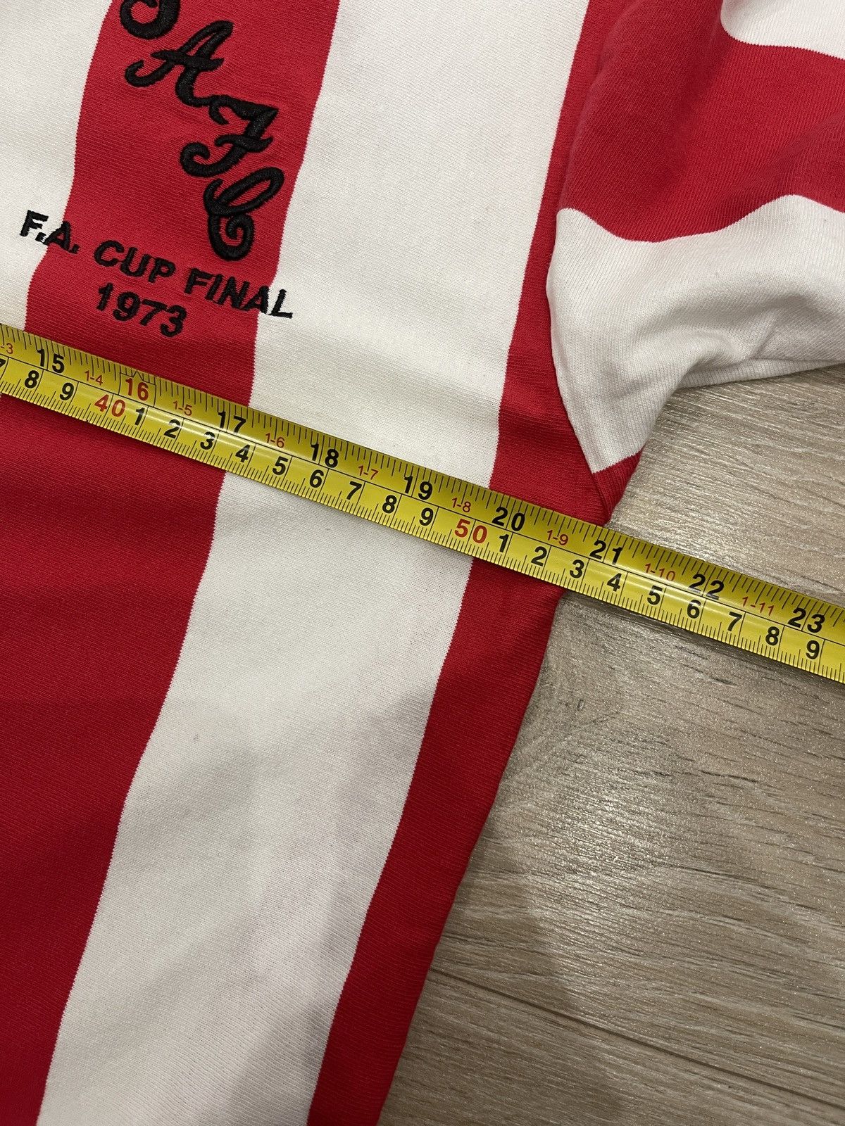 Vintage Sunderland Home Football Shirt Jersey 1973 Score Draw polo Size US L / EU 52-54 / 3 - 7 Thumbnail