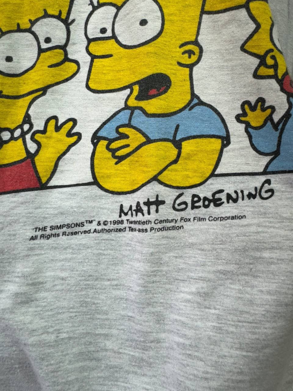 Cartoon Network 1998 Simpsons Family T-Shirt Size US XL / EU 56 / 4 - 5 Thumbnail