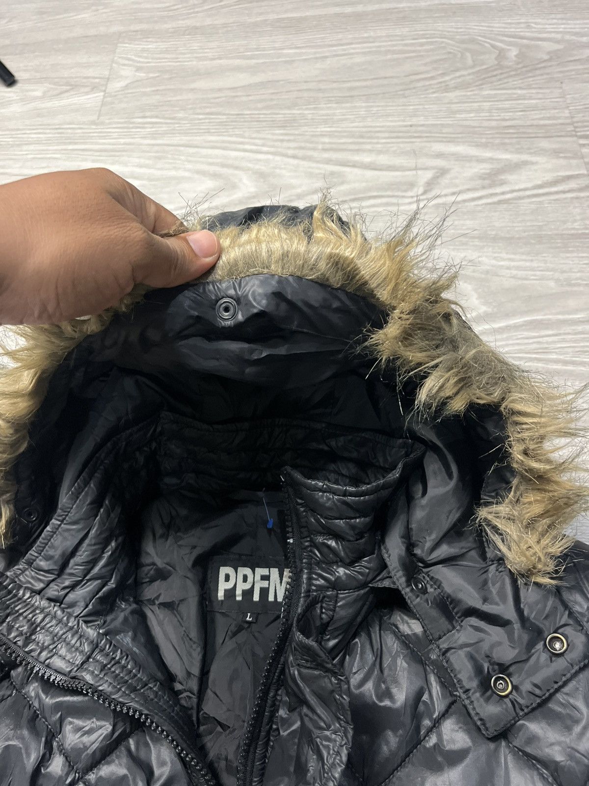 Japanese Brand Vintage PPFM Fur Jacket ifsixwasnine lgb style Size L / US 10 / IT 46 - 8 Thumbnail
