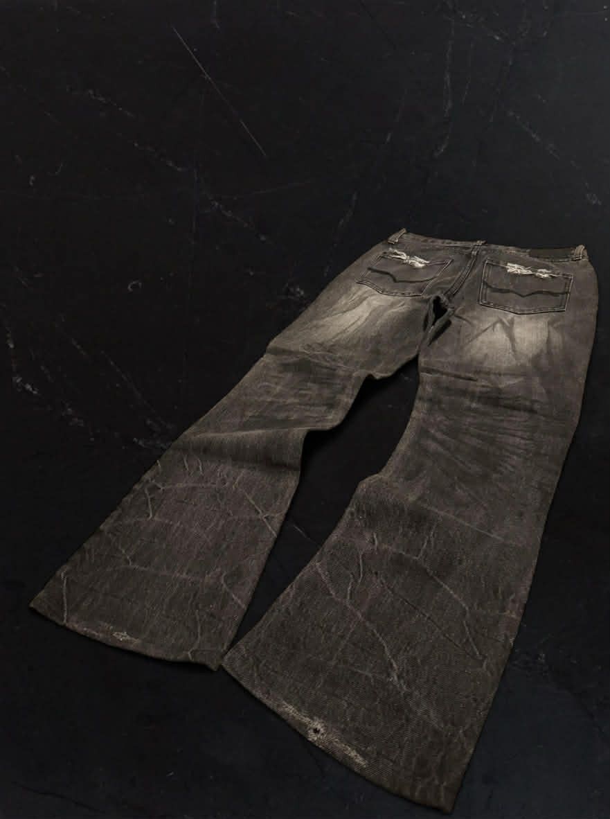 Japanese Brand Fuga Waxed Denim Size US 29 - 6 Thumbnail