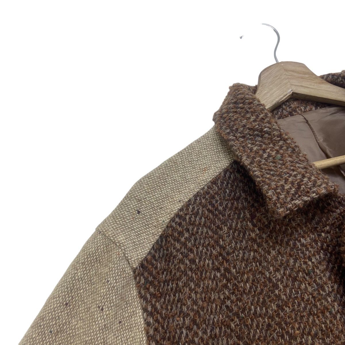 Japanese Brand × Vintage Vintage Japanese Brand Patchwork Rework Wool Jacket Size US S / EU 44-46 / 1 - 11 Thumbnail