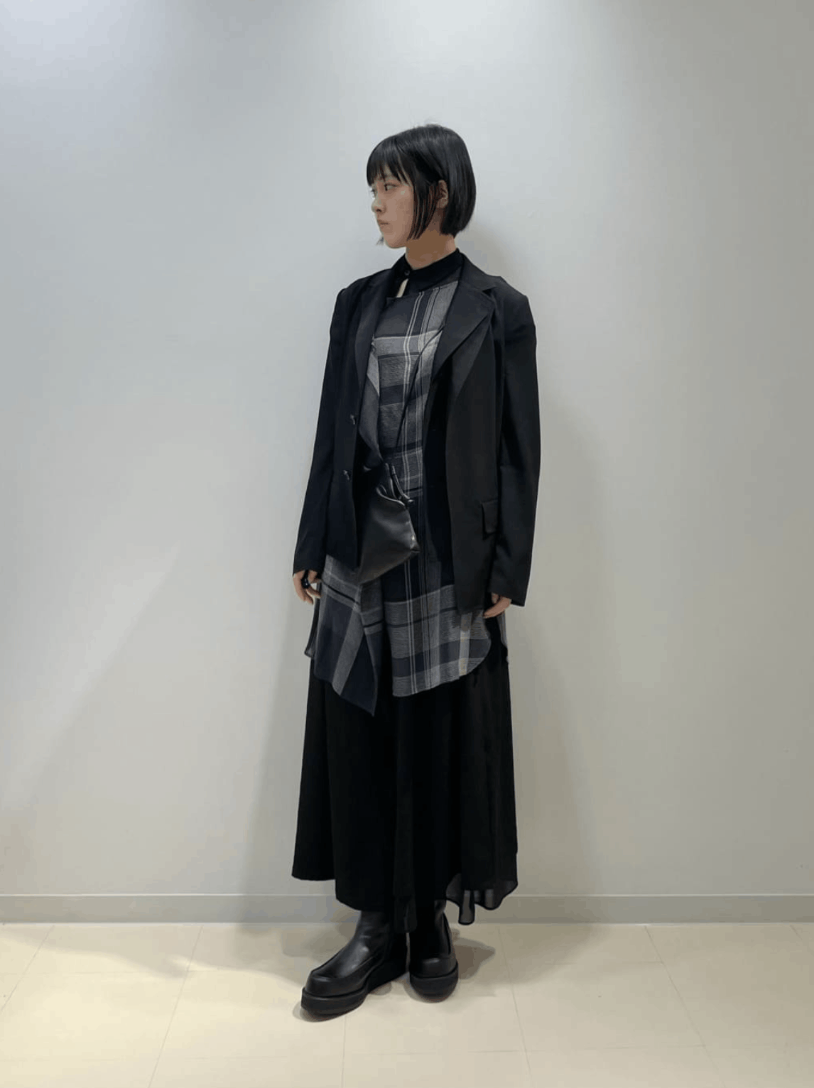 Yohji Yamamoto Y's Yohji Yamamoto - Ta/UXEDO de CHINE ASYMMETRY PANTS Size 24" / US 00 / IT 34 - 7 Thumbnail