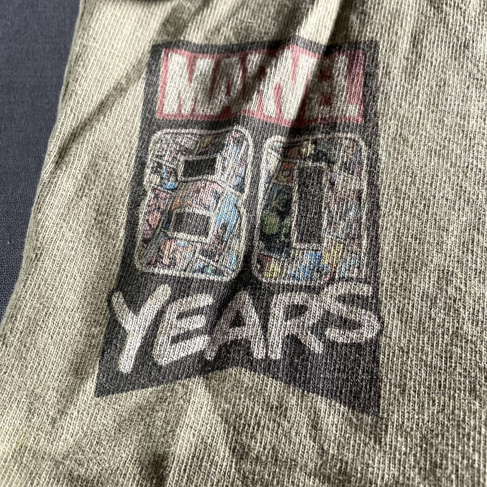 Disney VINTAGE Marvel Spirit Jersey Shirt Mens XL Green 80 Years Comics Disney Spider-Man Captain America Iron Man Black Panther Size US XL / EU 56 / 4 - 5 Thumbnail