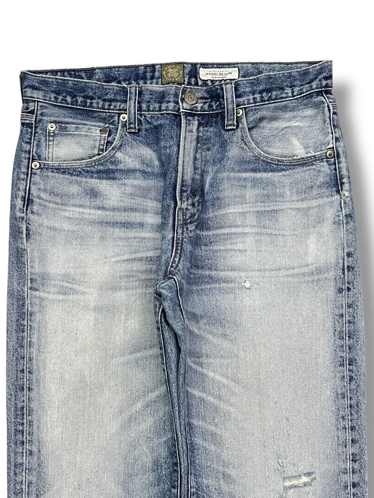 Numbers Vintage Back Number Kaihara Denim Japan - Faded Wash Jeans Size US 33 - 4 Thumbnail
