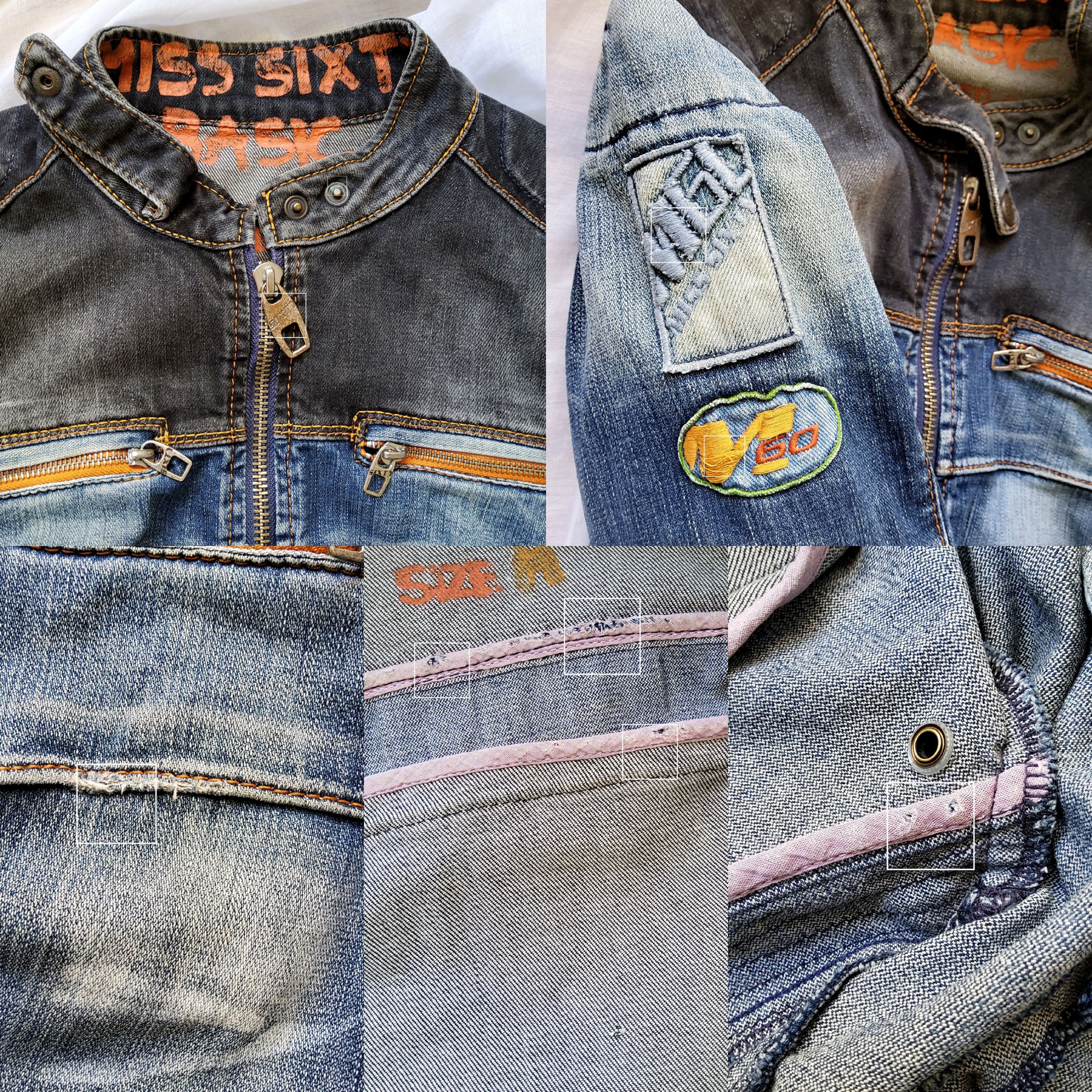 Miss Sixty Miss Sixty rare vintage y2k moto racer biker denim jacket Size M / US 6-8 / IT 42-44 - 14 Thumbnail