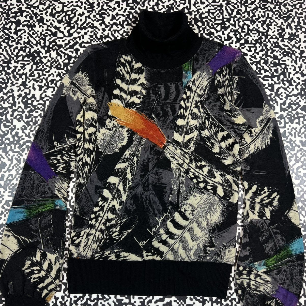 Iceberg Vintage Y2K Iceberg Luxury Abstract Floral Style Sweater 90s Size M / US 6-8 / IT 42-44 - 7 Thumbnail