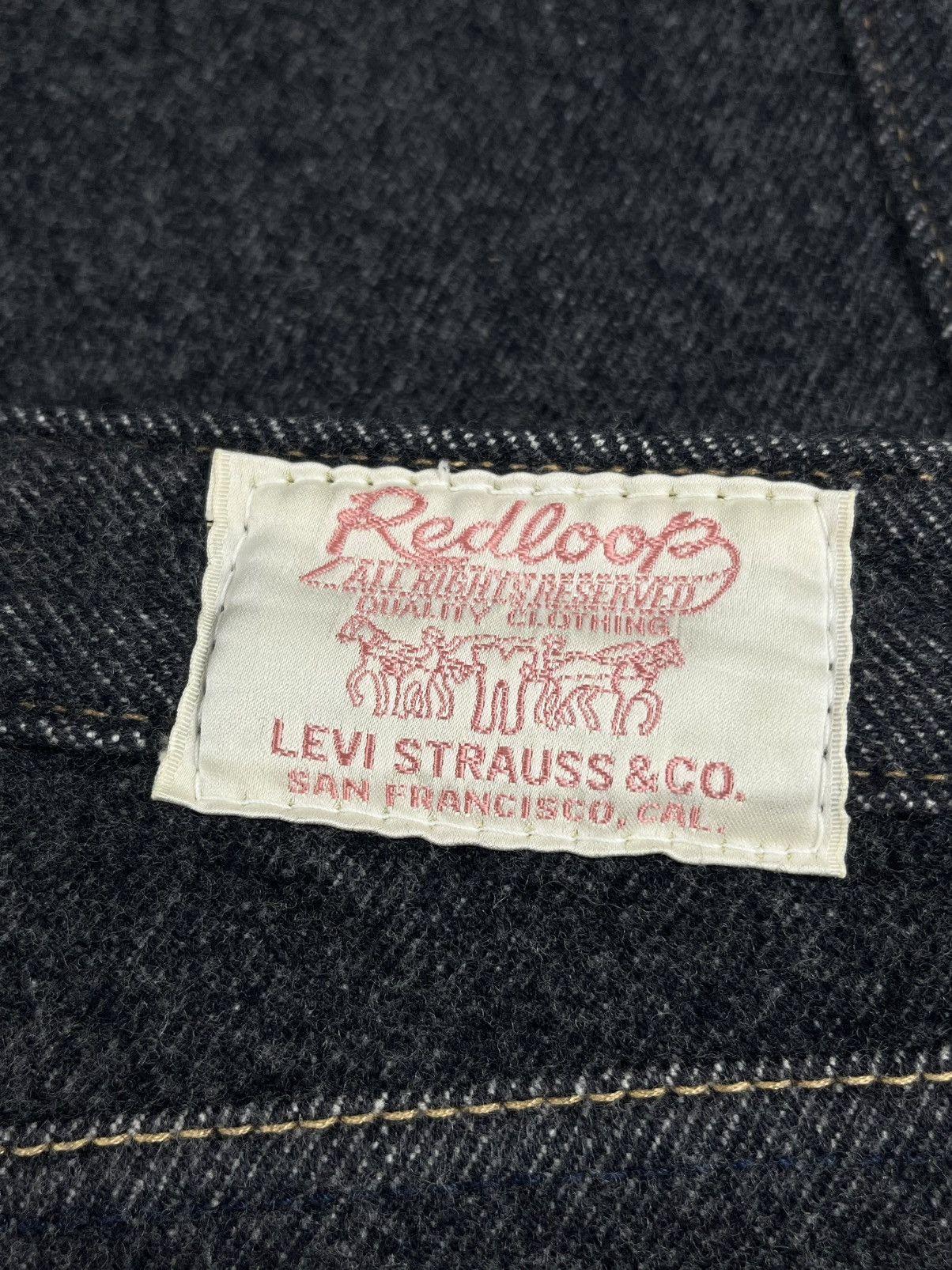 Junya Watanabe × Levi's AW03 Junya Watanabe Levi’s Flared Wool Jeans Pants Gray Size US 26 / EU 42 - 5 Thumbnail