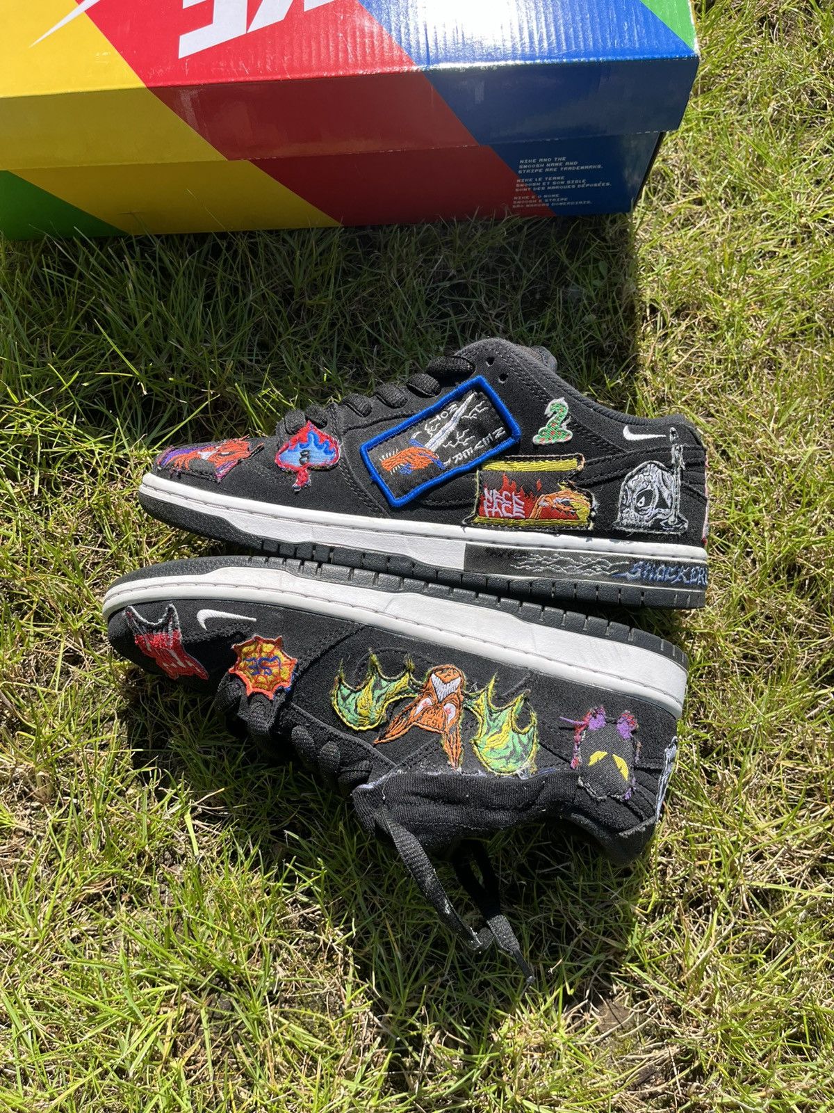 Neckface × Nike Nike dunk neckface collab very rare streetwear chunky shoe Size US 7.5 / EU 40-41 - 3 Thumbnail