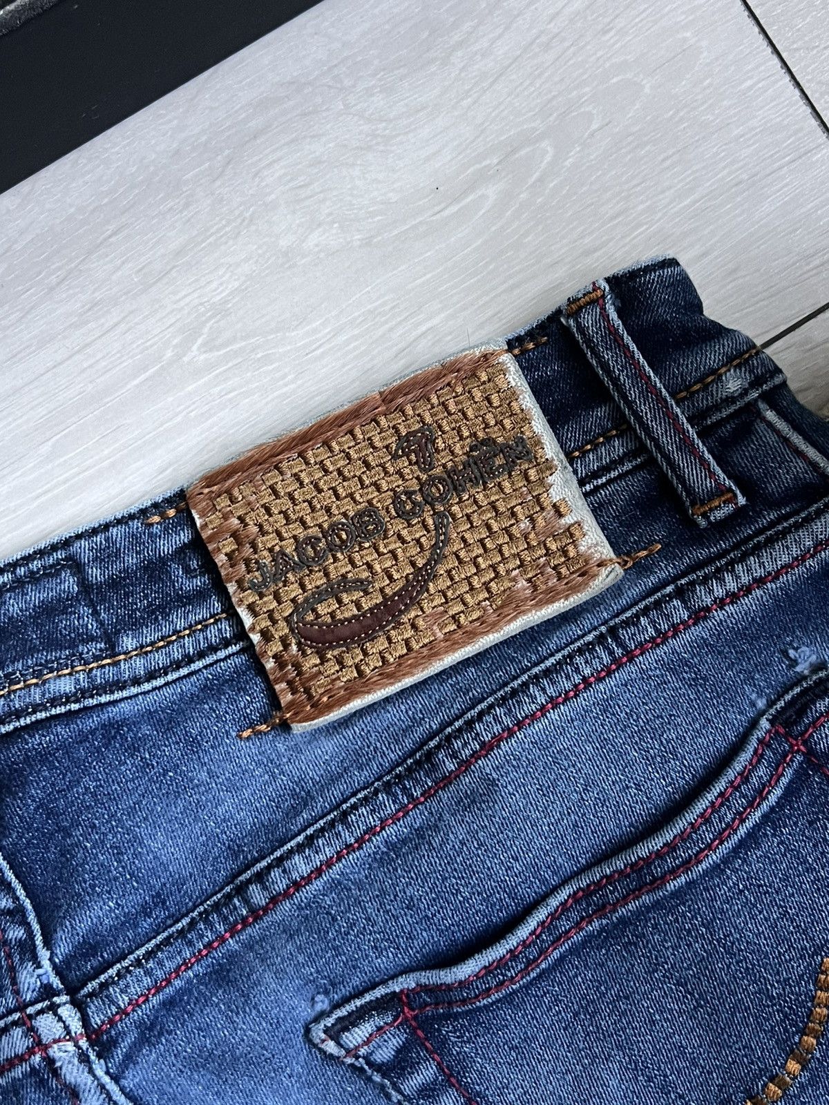 Jacob Cohen Jacob Cohen Rare Exclusive Handmade Denim Jeans Size US 31 - 4 Thumbnail