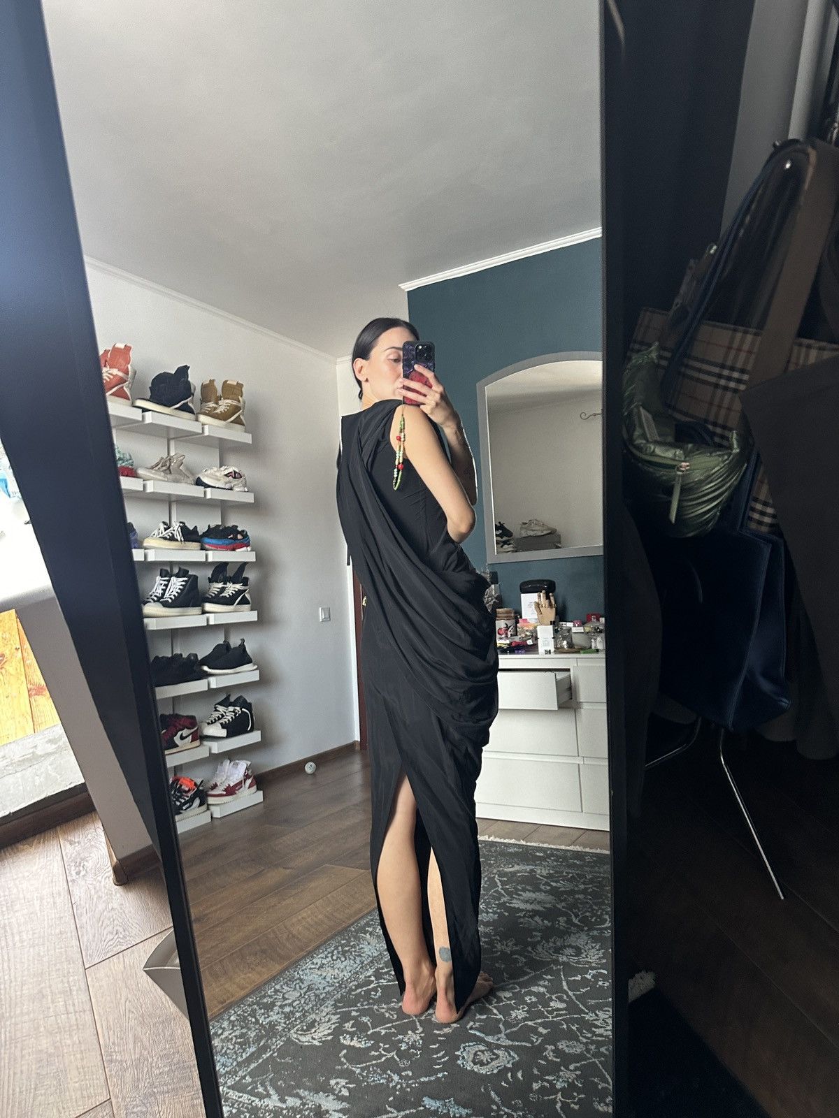 Rick Owens Rick Owens Sisyphus FW18 Drapped Maxi Dress | Grailed