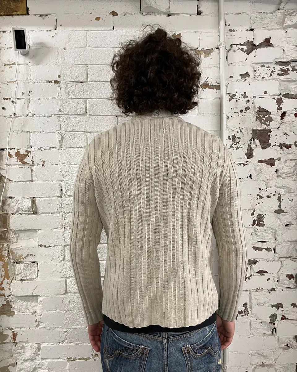 Armani 2000s Armani Wool Beige Zip-Up Sweater Size US S / EU 44-46 / 1 - 3 Thumbnail