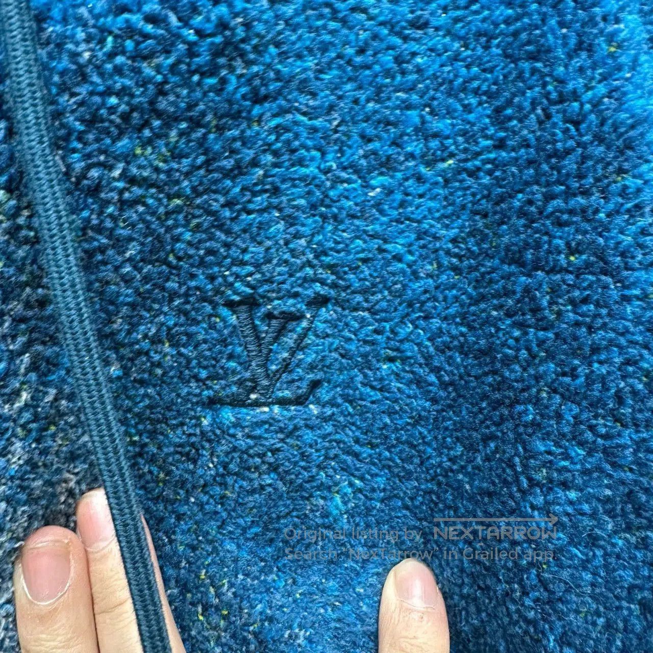 Louis Vuitton blue tie. Size US L / EU 52-54 / 3 - 5 Thumbnail