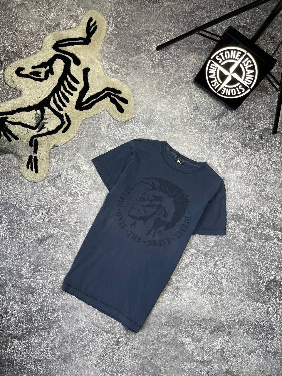 Diesel DIESEL VINTAGE BIGLOGO FADED TEE Size US M / EU 48-50 / 2 - 1 Thumbnail