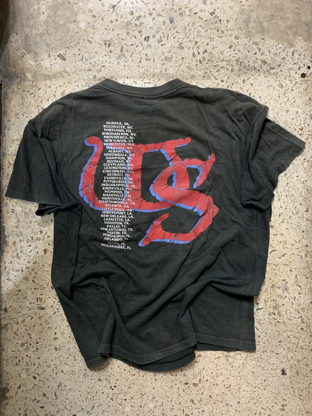 Vintage Whitesnake vintage 1990 Tee Size US XL / EU 56 / 4 - 6 Thumbnail