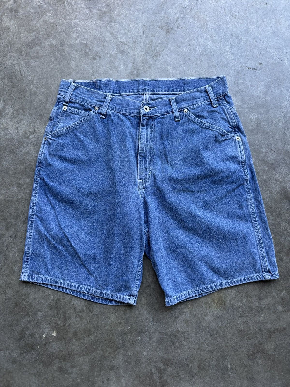 Gap Vintage 90’s/00’s Gap Jeans Light Baggy Denim Jean Shorts Size US 35 - 1 Thumbnail