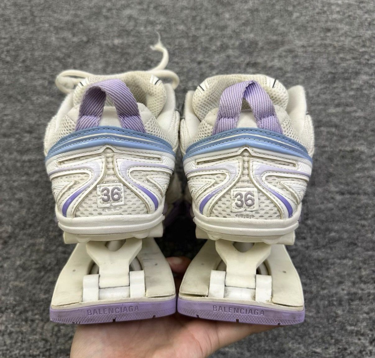 Balenciaga Balenciaga X-Pander Blue Spring Sneakers K12 Size US 6 / IT 36 - 5 Thumbnail