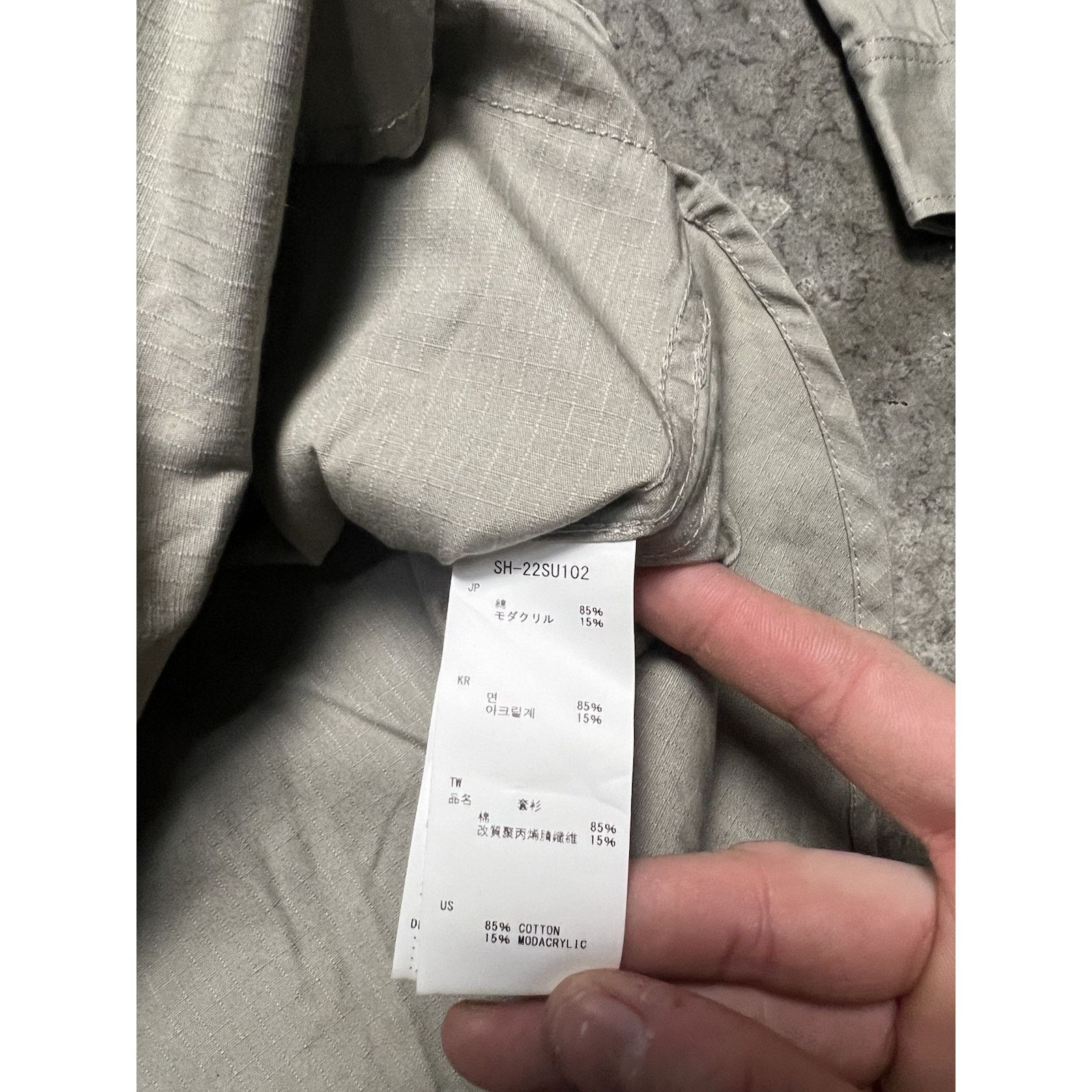 Snow Peak Snow Peak Pullover Taking Grade Smock Gray Takibi Grade XL Size US XL / EU 56 / 4 - 8 Thumbnail