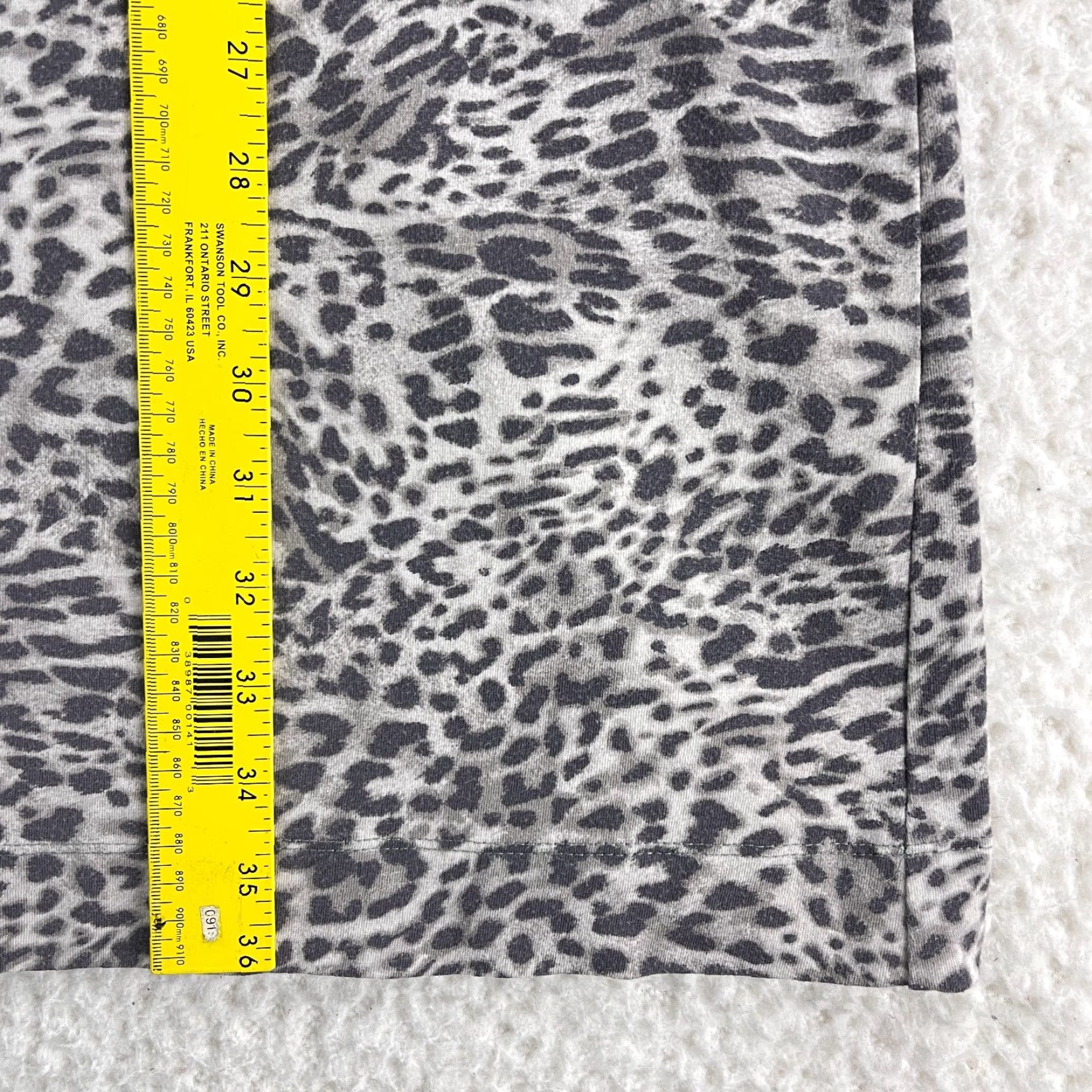 Vintage Soma Gray Animal Print Pullover Pajama Dress Womens Scoop Neck Stretch Size XXL Size XXL / US 16-18 / IT 52-54 - 6 Thumbnail