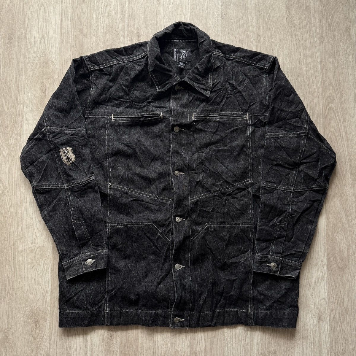 Ruff Ryders Vintage Ruff Ryders Denim Jacket Size US L / EU 52-54 / 3 - 1 Thumbnail