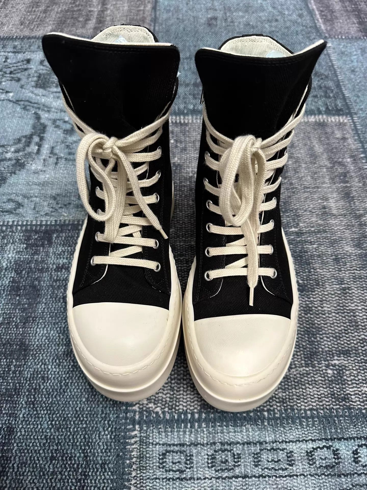 Rick Owens Rick Owens High Top Thick Sole 37.5 Worn Once Size US 7 / IT 37 - 5 Thumbnail