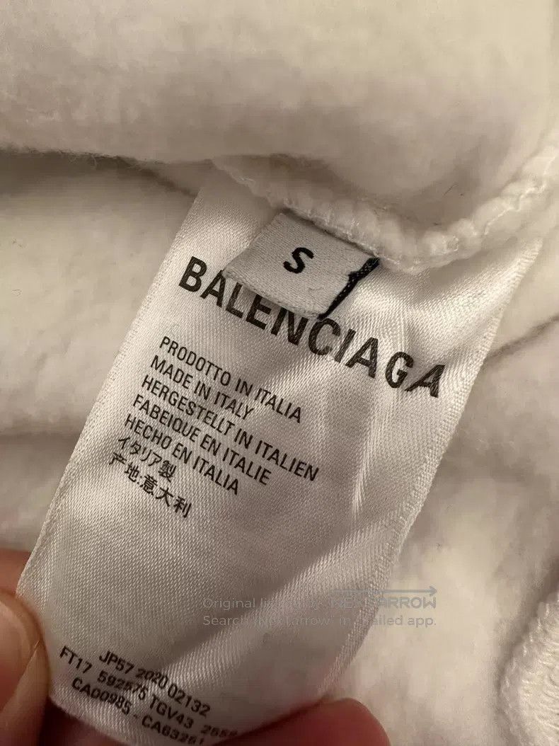 Balenciaga Balenciaga Seven Languages Hoodie Size US S / EU 44-46 / 1 - 3 Thumbnail