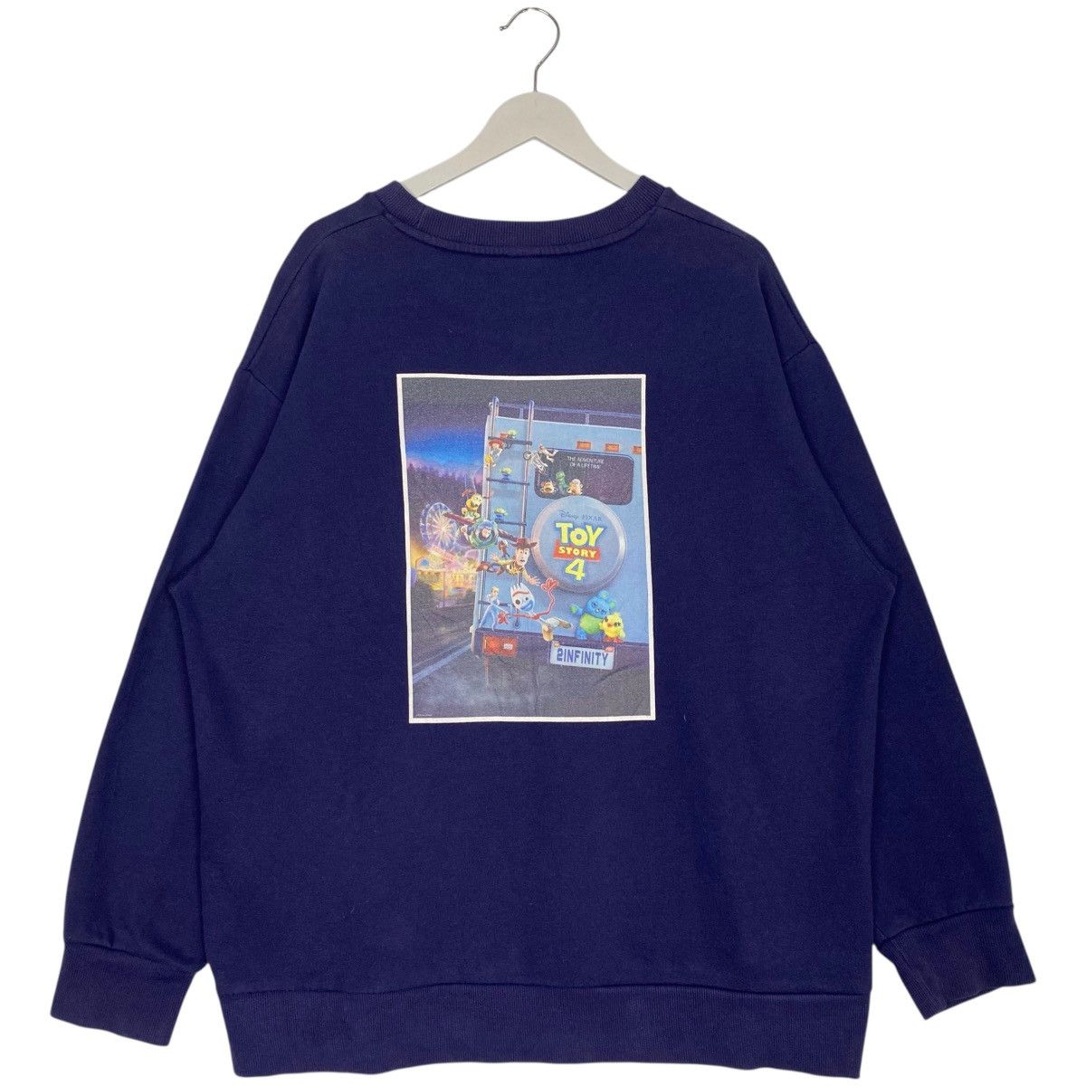 Vintage Vintage Toy Story 4 Sweatshirt Crewneck Navy Blue Size XL Size US XL / EU 56 / 4 - 1 Thumbnail