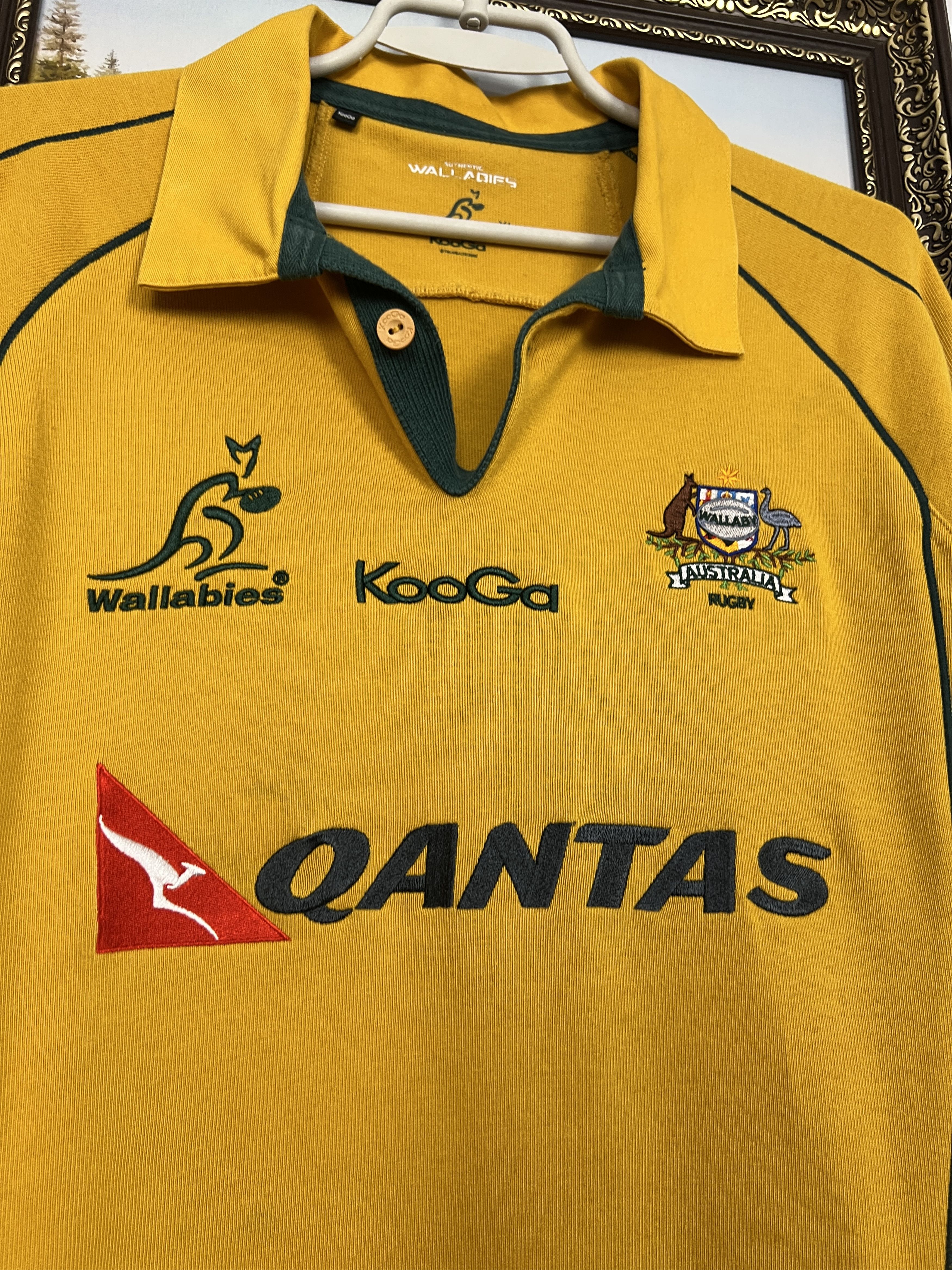 Vintage Australia Wallabies Rugby Union Long Sleeve Jersey Trikot Size US XL / EU 56 / 4 - 3 Thumbnail