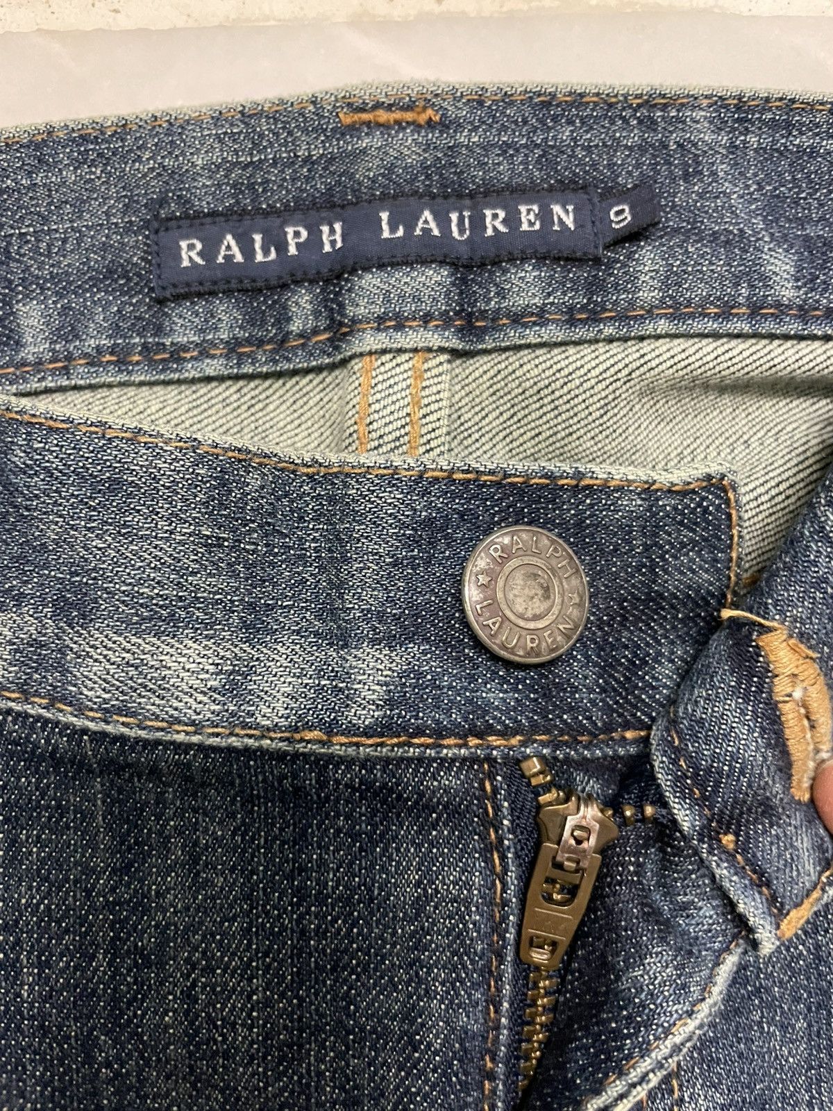 Vintage 💥Flared💥Vintage 90’S Ralph Lauren Mud-Wash Bootcut Classic Size 28" / US 6 / IT 42 - 5 Thumbnail