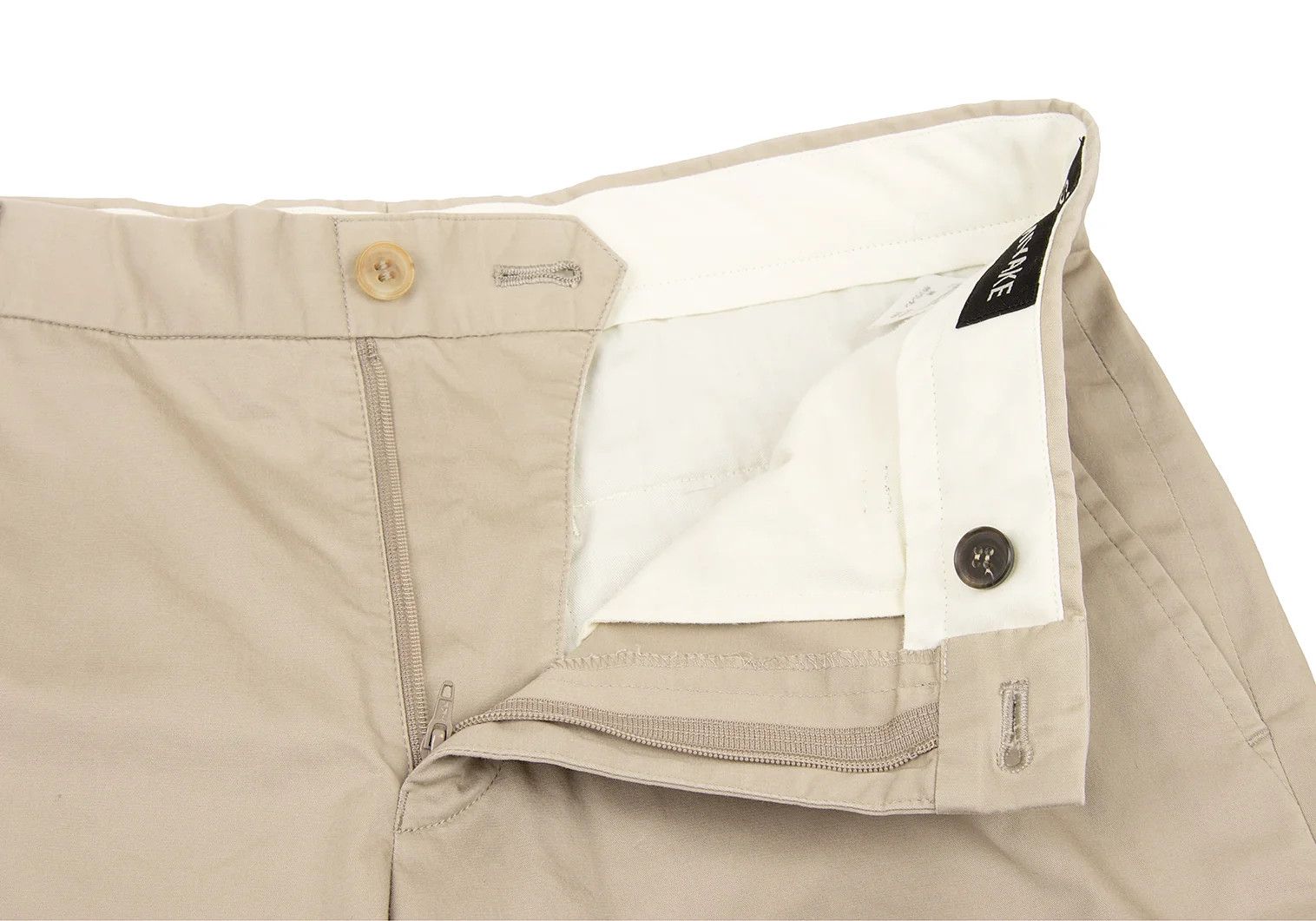 Issey Miyake Stretch Cotton Tapered Pants in Beige Size US 32 / EU 48 - 7 Thumbnail