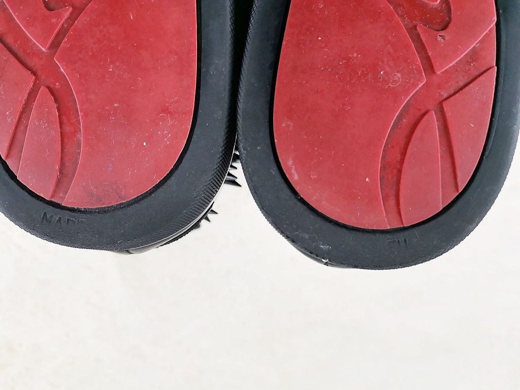 Christian Louboutin CHRISTIAN LOUBOUTIN off black spike shoes hi-cut Size US 8 / EU 41 - 11 Thumbnail
