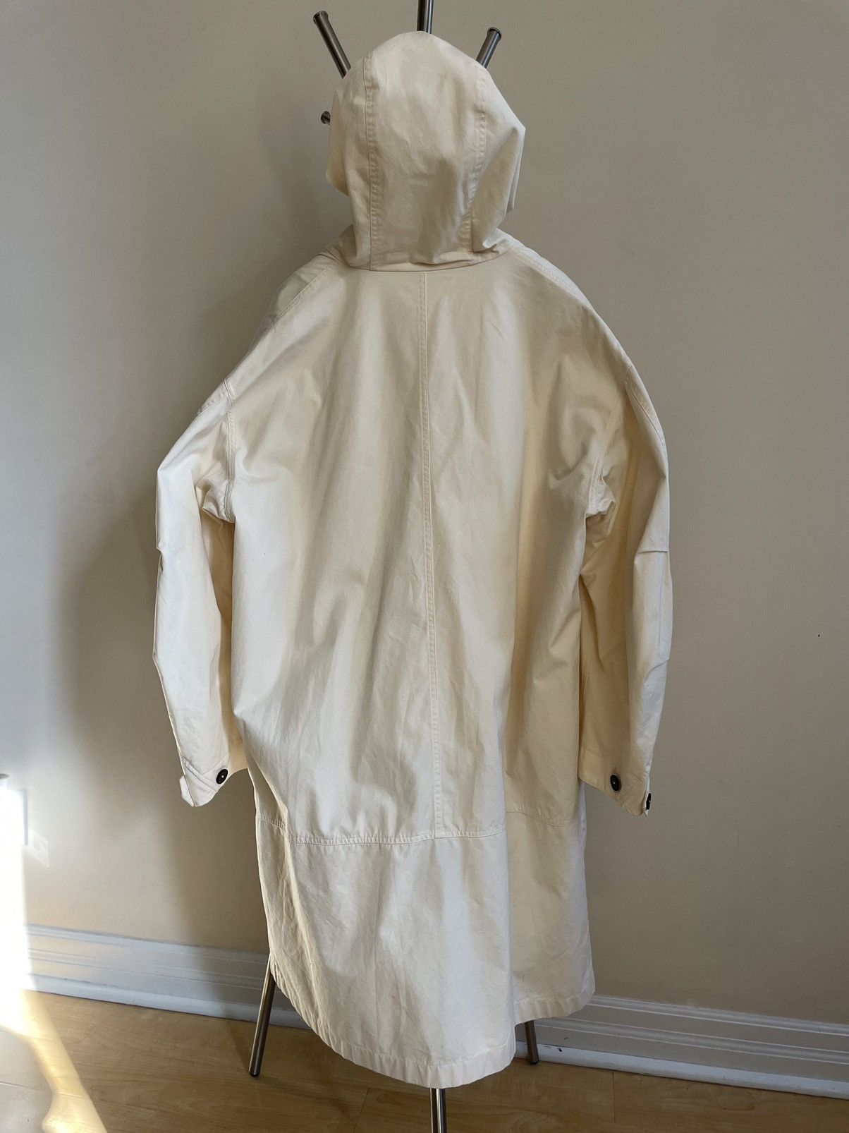 Jil Sander Jil Sander White Hooded Parka Size US XL / EU 56 / 4 - 8 Thumbnail