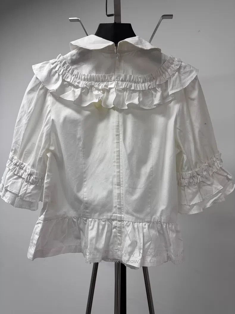 Comme des Garcons Comme des Garcons Bow Tie Collar Shirt Size S / US 4 / IT 40 - 2 Thumbnail