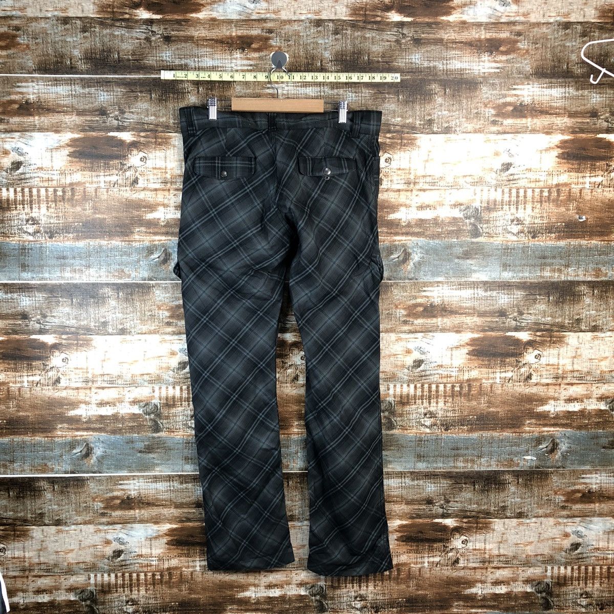 Japanese Brand Japan utility checkered punk Cargo Multipocket Pants #A2543 Size US 34 / EU 50 - 13 Thumbnail