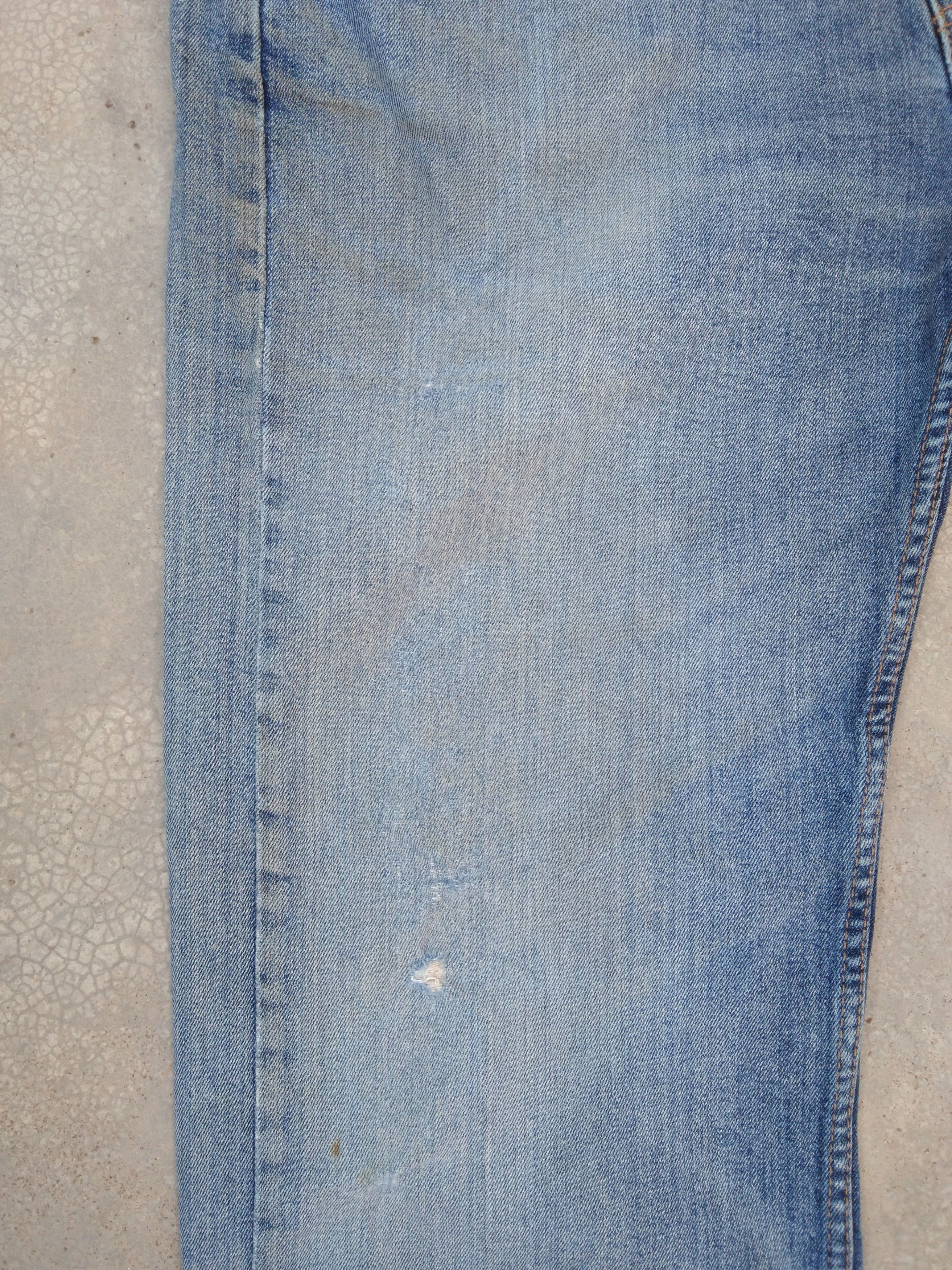 Levi's Vintage Levi's Jeans 505 Faded Blue Distressed Denim 38x32 Size US 38 / EU 54 - 6 Thumbnail