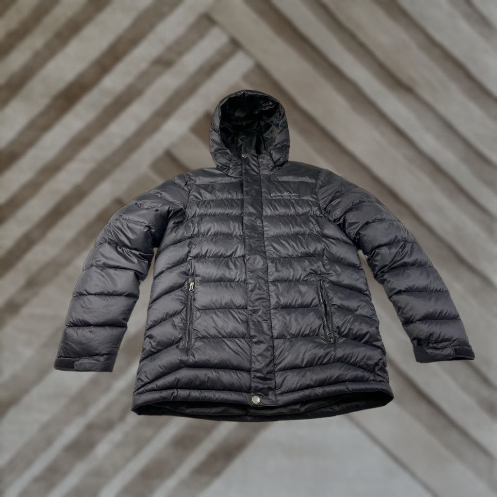 Eddie Bauer Eddie Bauer 550 Puffer Jacket Parka Jacket Mens Medium Black Lightweight Hooded Size M Black Outdoor (no rips or stains) Size US M / EU 48-50 / 2 - 1 Thumbnail
