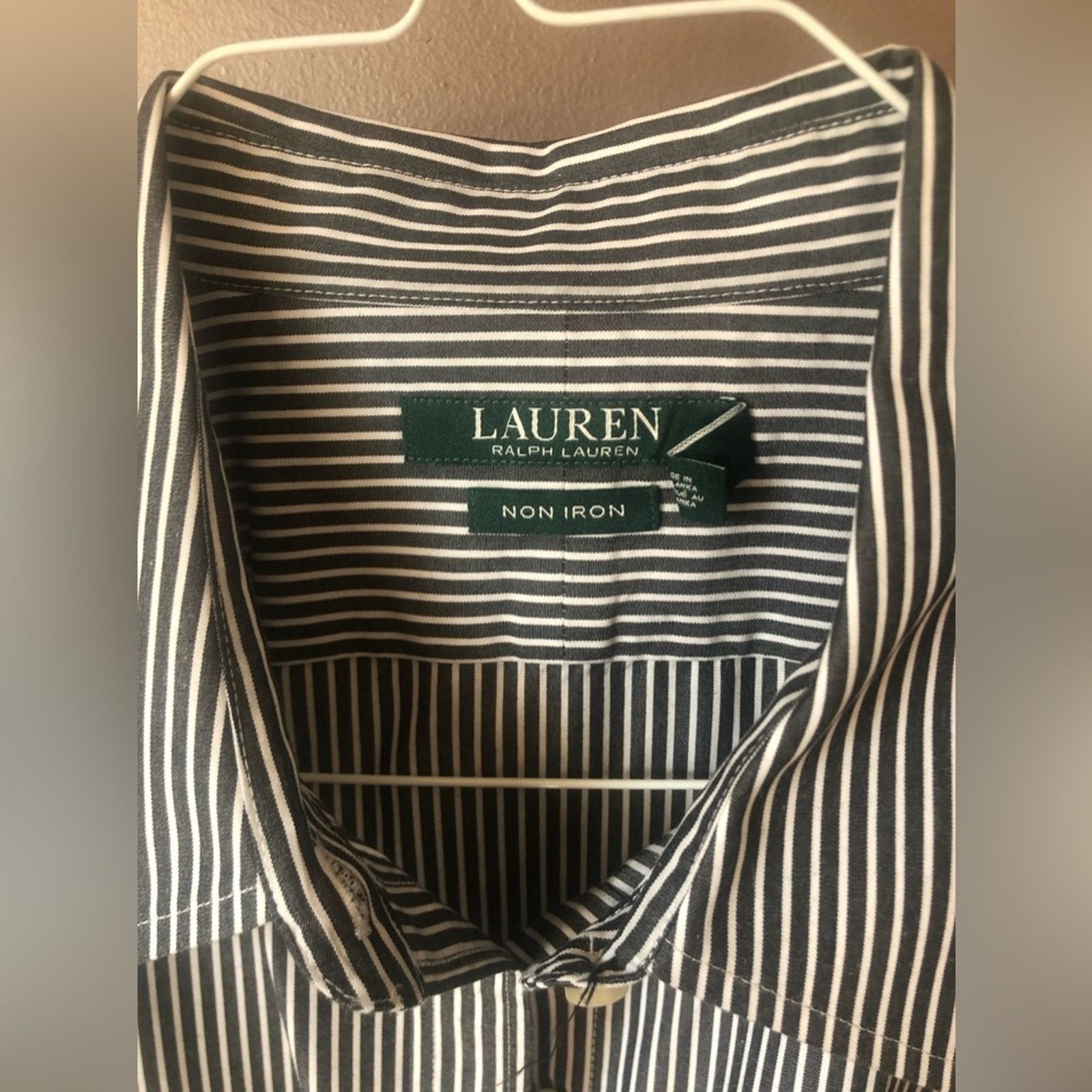 Ralph Lauren Ralph Lauren button down top shirt striped blue and white. Size XXL / US 16-18 / IT 52-54 - 5 Thumbnail